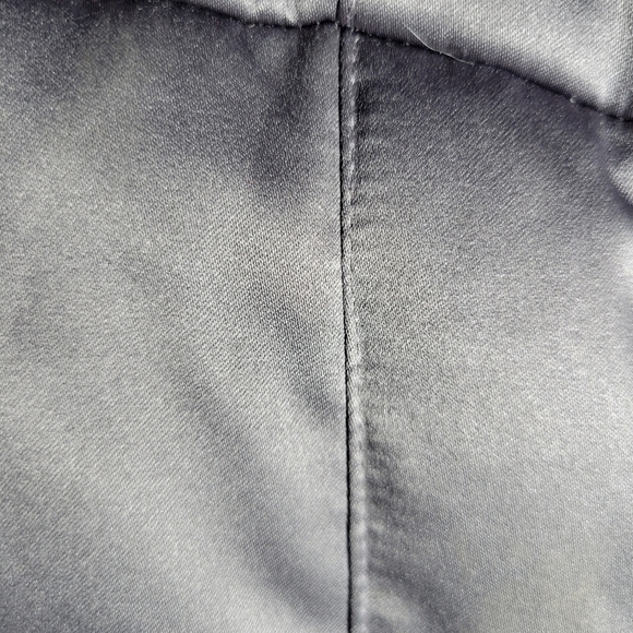 ELIE Tahari down puffer funnel neck coat parka jacket gray XS small - Picture 4 of 16